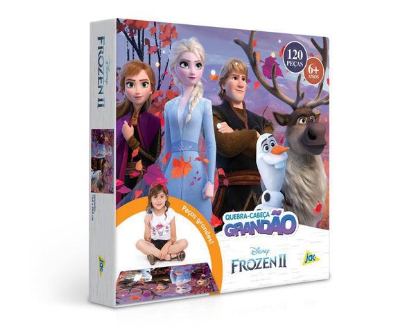 Quebra-Cabeça Grandão - Frozen 2 - 120 Peças - Toyster