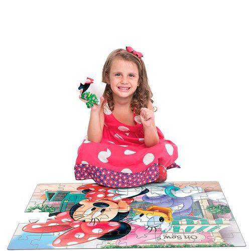 Quebra-Cabeça Grandão Minnie 48 Peças 2206 - Toyster