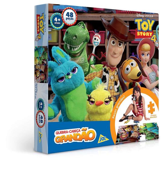 Quebra-Cabeça Grandão Toy Story 48 Peças Toyster