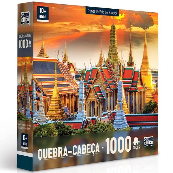 Quebra-Cabeça Grande Palácio de Bangkok 1000 Peças - Toyster