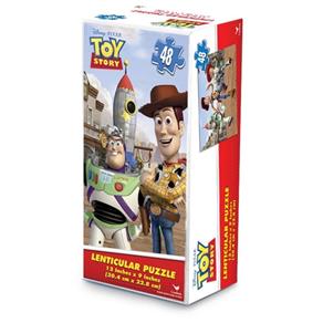 Quebra Cabeça Lenticular 48 Peças - Toy Story
