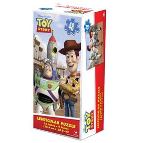 Quebra-Cabeça Lenticular Grow Toy Story - 48 Peças
