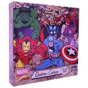 Quebra-cabeça Marvel Clássicos 500 Peças - Toyster