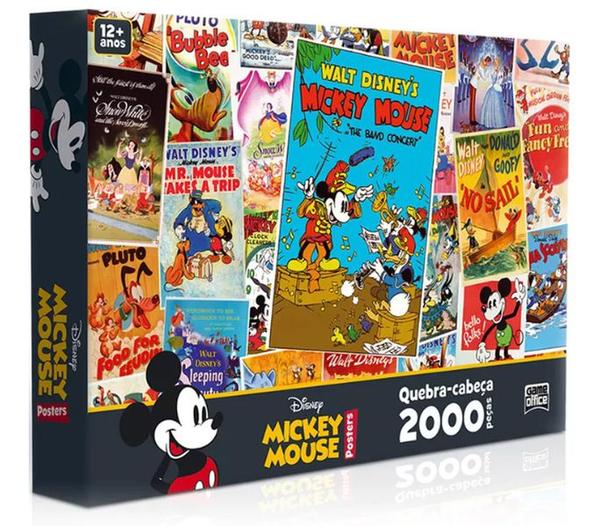 Quebra Cabeça Mickey Mouse 2000 Peças Toyster
