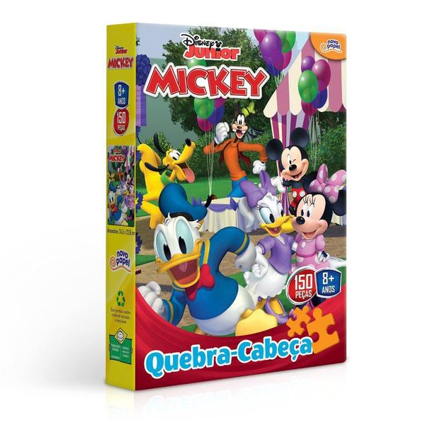Quebra-Cabeça - Mickey Mouse - 150 Peças - Toyster