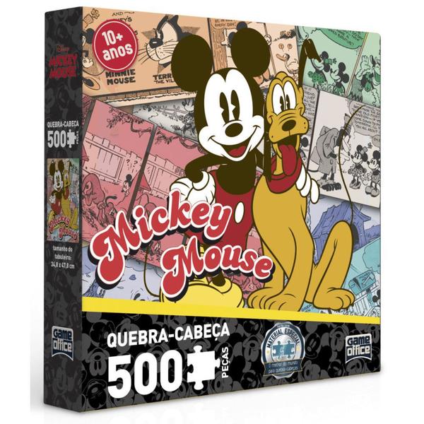 Quebra-Cabeça Mickey Mouse - 500 Peças - Toyster