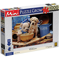 Quebra-cabeça Mini Puzzle Travessuras na Cozinha 1000 Peças - Grow