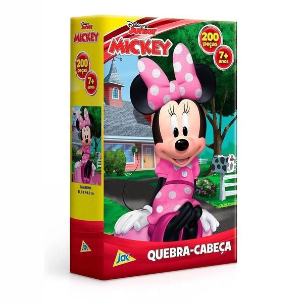 Quebra Cabeça Minnie Mouse 200 Pçs Toyster