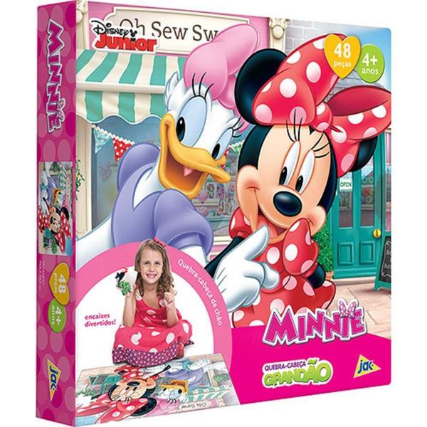 Quebra-Cabeça - Minnie Mouse - 48 Peças - Toyster