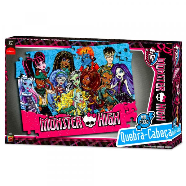 Quebra-Cabeça - Monster High - 100 Peças - Mattel