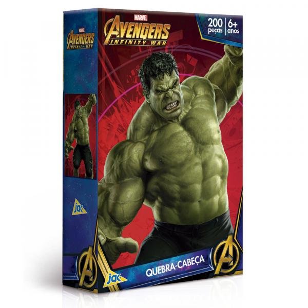 Quebra-Cabeça - os Vingadores - Guerra Civil - Hulk - 200 Peças - Toyster