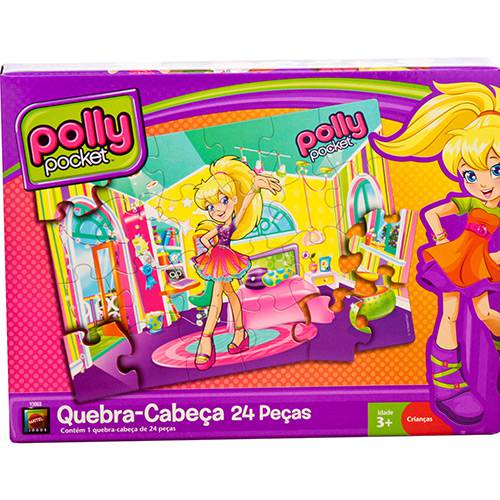 Tamanhos, Medidas e Dimensões do produto Quebra Cabeça Polly Pocket 24 Peças - Mattel