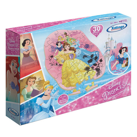 Quebra-Cabeça Princesas Disney 30 Peças Xalingo