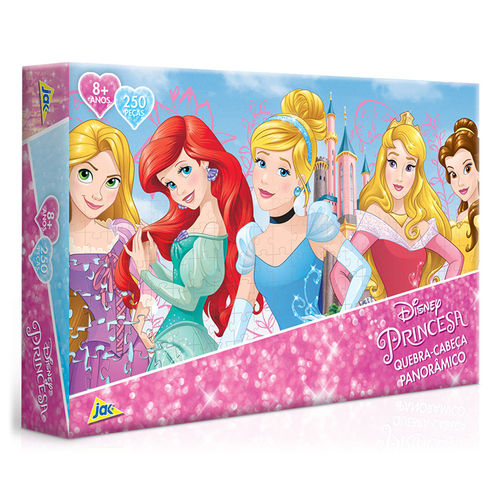 Quebra-cabeça - Princesas Disney - 250 Peças - Jak