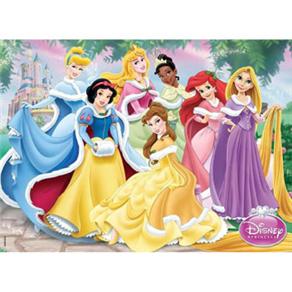 Quebra-Cabeça Princesas Disney Elegantes Princesas - 60 Peças