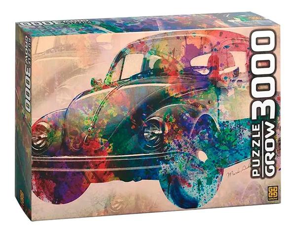 Quebra Cabeça Puzzle 3000 Peças Vintage Car Grow