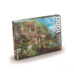 Quebra-Cabeça Puzzle 1000 Peças - Casa no Lago - Grow
