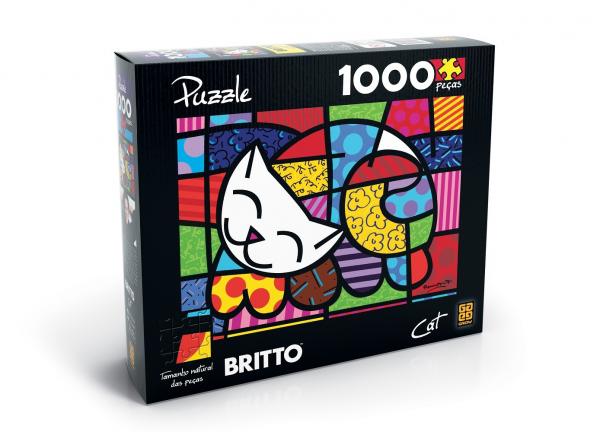 Quebra-Cabeça Puzzle 1000 Peças - Romero Britto - Grow
