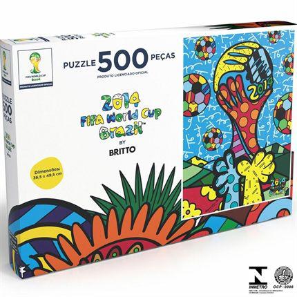Quebra-Cabeça Puzzle 500 Copa Romero Britto 3081 Grow