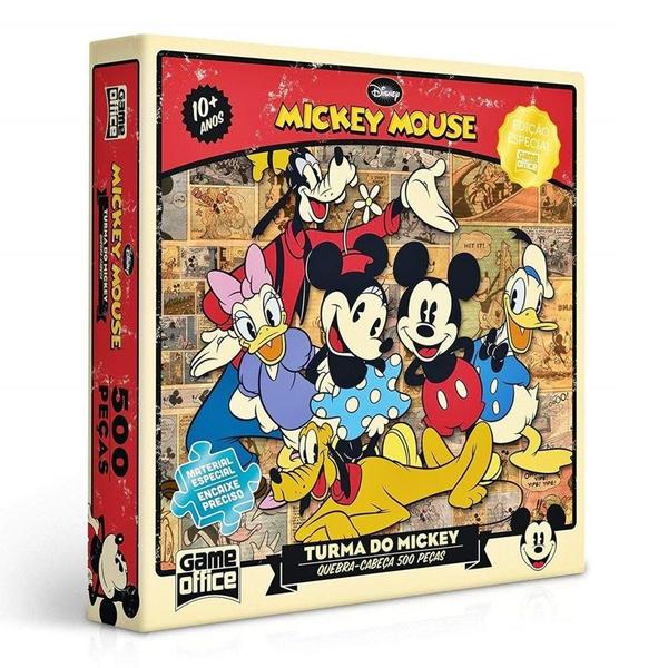 Quebra-Cabeça Puzzle a Turma do Mickey Toyster - Game Office