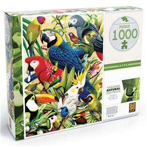 Quebra-Cabeça Puzzle Aves 1000 Pçs 02492 - Grow