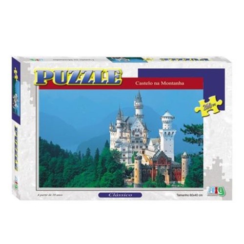 Quebra Cabeça Puzzle Infantil Castelo Montanha 260 Peças Nig