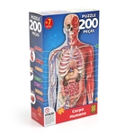 Quebra-cabeça Puzzle P200 peças Corpo Humano - Grow