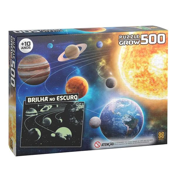 Puzzle 500 Peças Sistema Solar - Grow