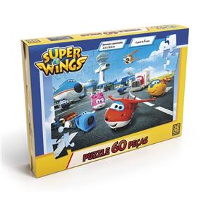 Quebra-Cabeça Super Wings 60 Peças Grow - 3325