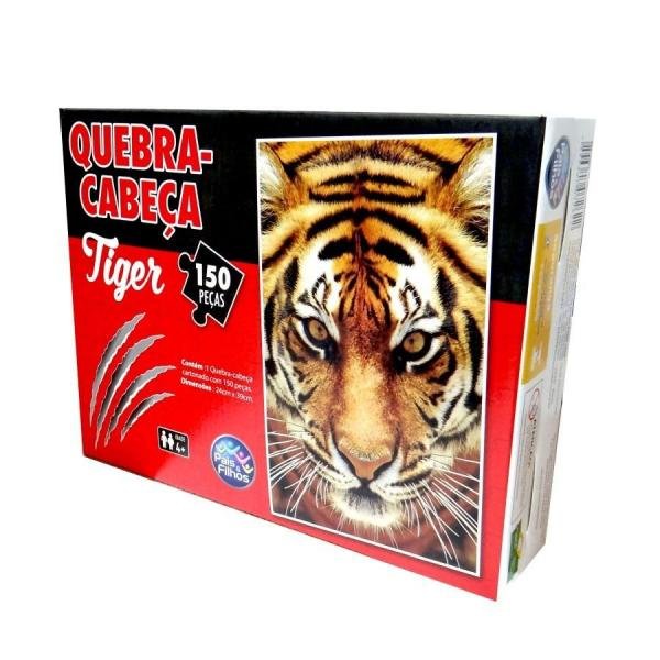 Quebra Cabeça Tiger 150 Peças - Pais e Filhos