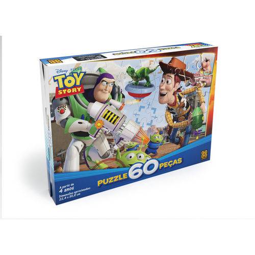 Quebra-Cabeça Toy Story 3 60 Peças - Grow