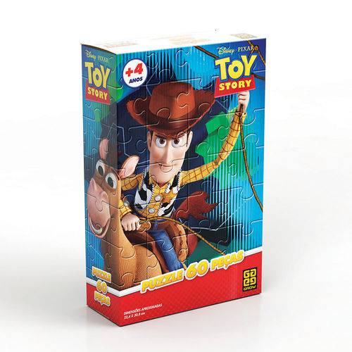 Quebra-cabeça - Toy Story 3 - 60 Peças wood - Grow