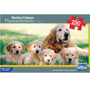 Quebra-Cabeça Toyster 1635 Panorâmico: Cães C/ 250 Peças