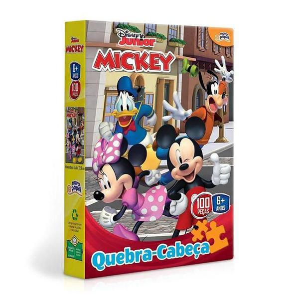 Quebra-Cabeça Toyster Mickey Mouse 100 Peças