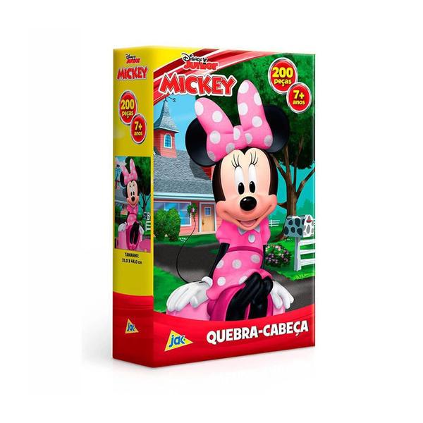 Quebra-Cabeça Toyster Minnie Mouse 200 Peças