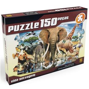 Quebra Cabeça Vida Selvagem Puzzle 150 Peças Grow 02887