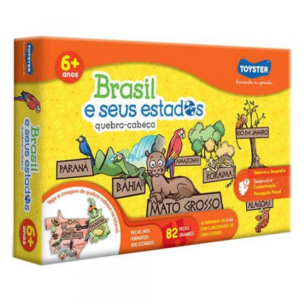 Quebra-Cabeças Brasil e Seus Estados Toyster