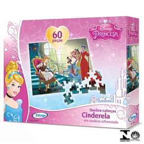 Quebra-Cabeças Cinderela Disney 60 Peças 18909 Xalingo - Cnderela