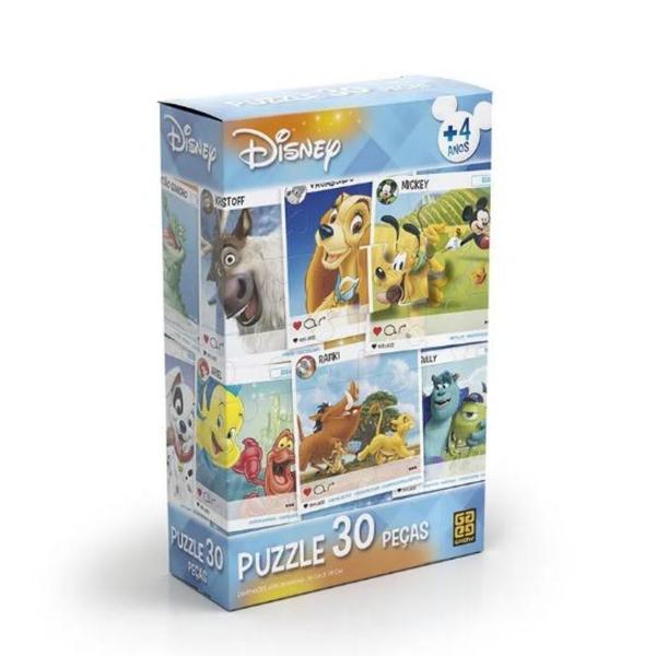 Quebra-cabeças Disney Puzzle 30 Peças - Grow