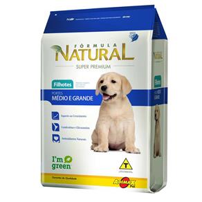 Ração Adimax Pet Fórmula Natural Cães Filhotes Porte Médio e Grande - 14kg