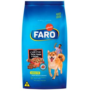 Ração Adultos - Cozido de Carne/Figado e Cereais - 25kg Faro - 25 KG