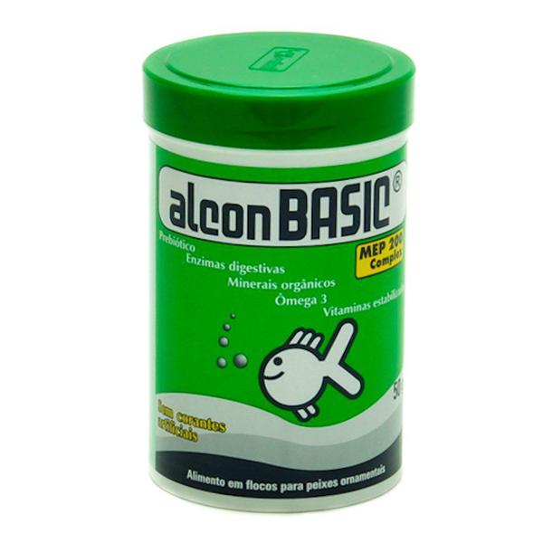 Ração Alcon Basic Flocos - 50 Gr