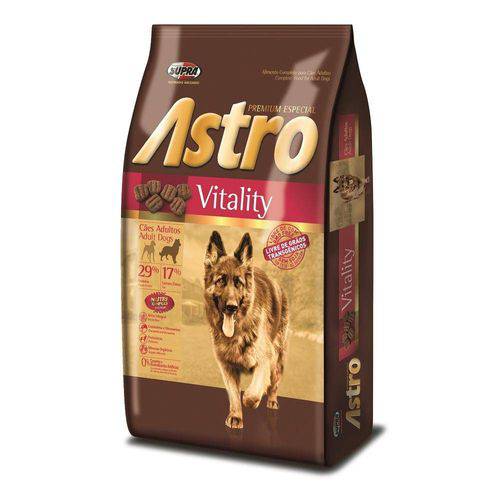 Tudo sobre 'Ração Astro Vitality para Cães de Trabalho 15 Kg - Supra'