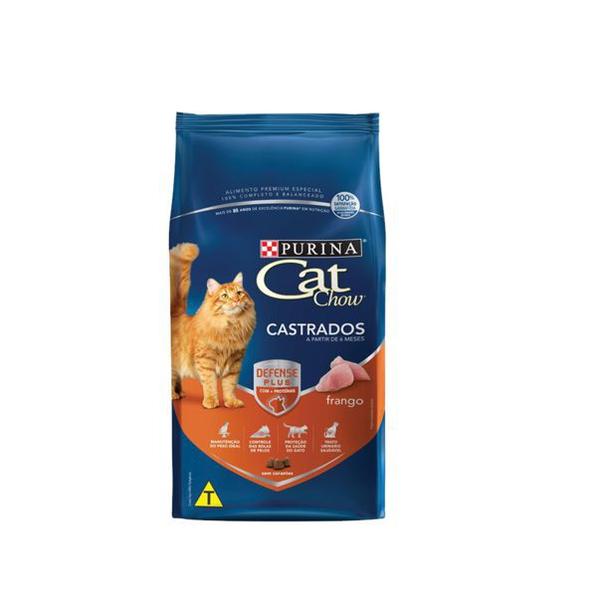 Ração Cat Chow para Gatos Castrados - Purina
