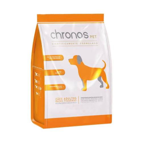 Ração Chronos para Cães Adultos de Raças Pequenas - 1kg