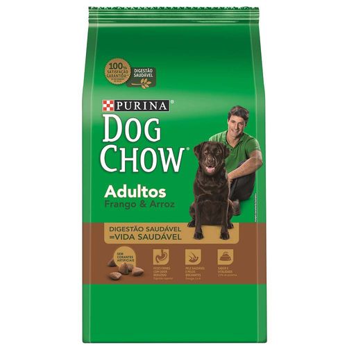 Ração Dog Chow Adultos Frango e Arroz 15kg
