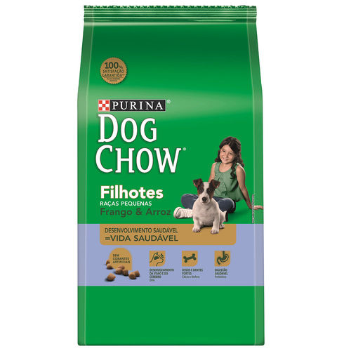 Tudo sobre 'Ração Dog Chow para Cães Filhotes de Raças Pequenas Sabor Frango e Arroz - 15kg'