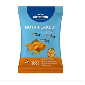 Ração em Flocos Nutriflakes para Peixes Ornamentais Nutricon