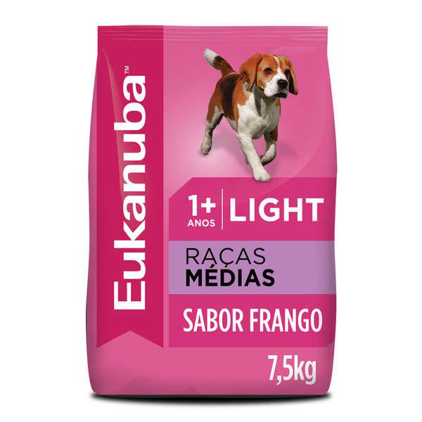 Ração Eukanuba Light para Cães de Raças Médias