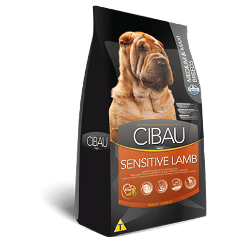 Tudo sobre 'Ração Farmina Cibau Sensitive Lamb Medium & Maxi Breeds para Cães Adultos - 12Kg 12kg'